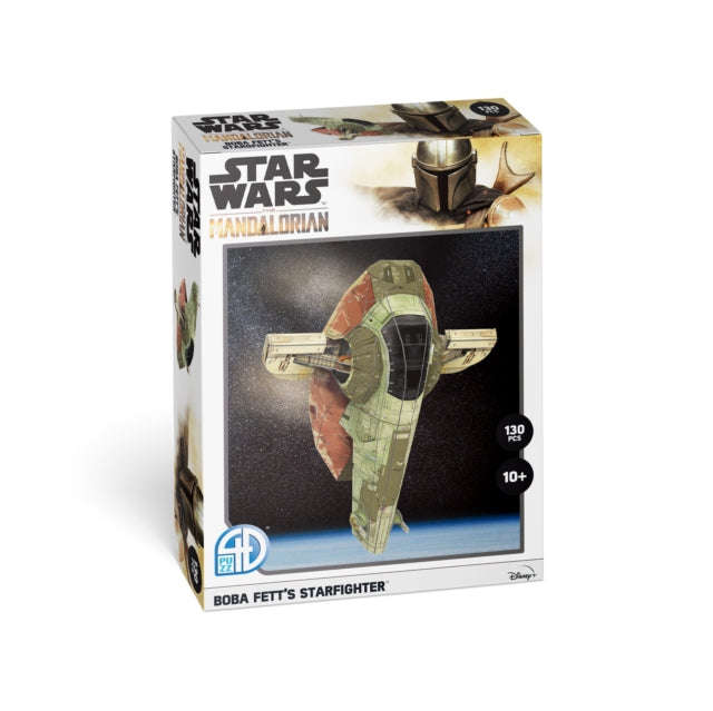 Star Wars - Star Wars The Book Of Boba Fett Boba Fetts Starfighter - 130 Piece 3D Jigsaw Puzzle (...