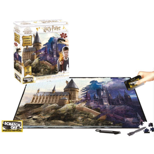 Harry Potter - Harry Potter: Hogwarts Day To Night Scratch Off Puzzle - 500 Piece Puzzle (Jigsaw ...