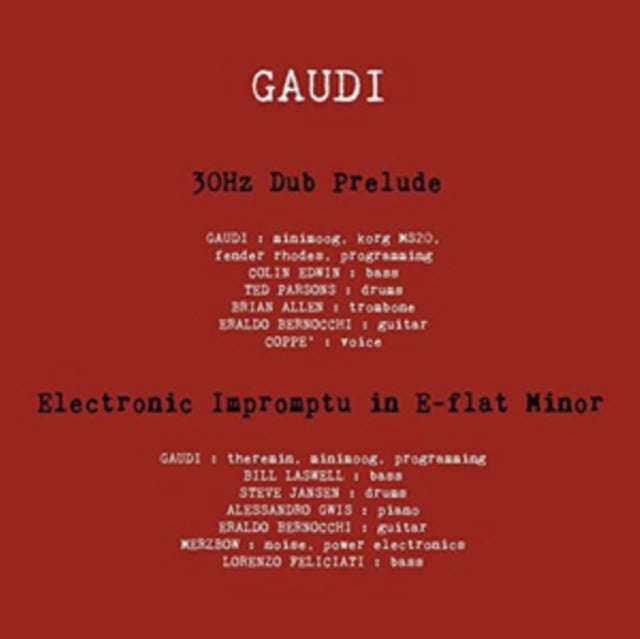 Gaudi - Gaudi (White Vinyl) (Vinyl)