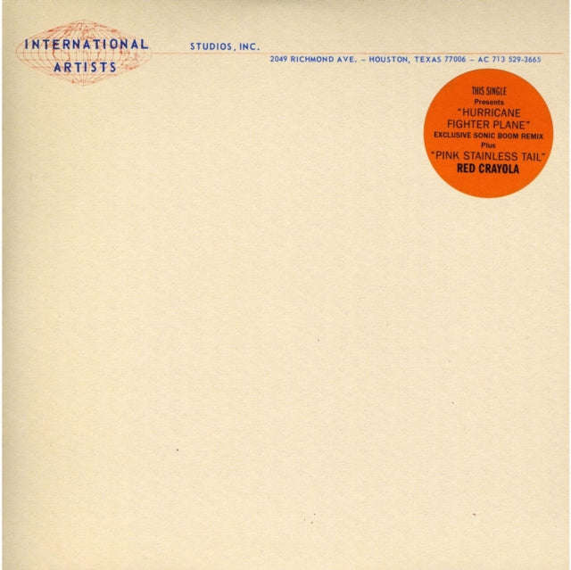 Red Crayola - Hurricane Fighter Plane / Pink (Vinyl Single)