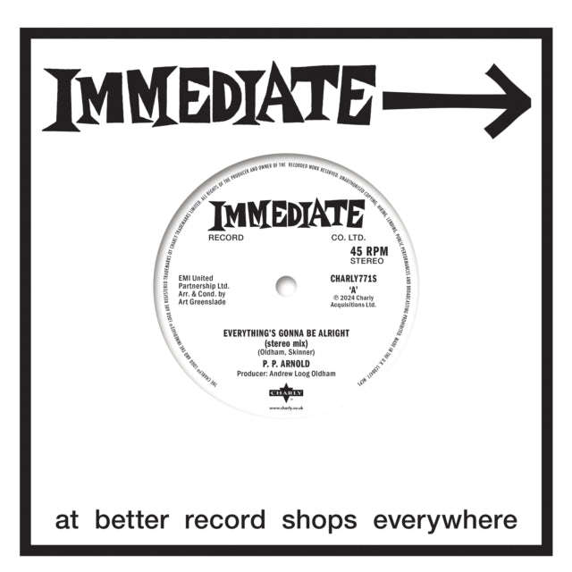 P.P. Arnold - Everything Is Gonna Be Alright / Everything Is Gonna Be Alright (Remix) (Vinyl Single)