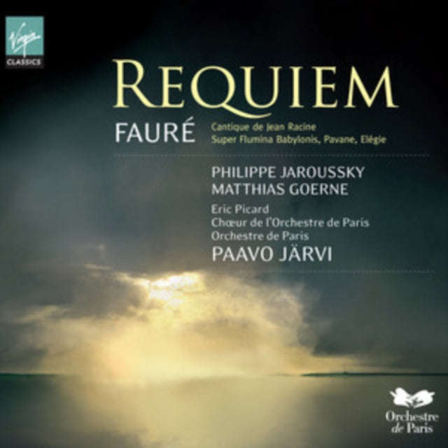 Jaroussky/Paris Or & Ch/Jarvi - Faure/Requiem Cantique De Jean Racine (CD)