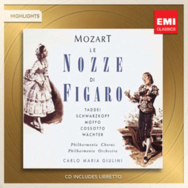 Schwarzkopf / Giulini / Philarmonia Orchestra - Mozart: Le Nozze Di Figaro (CD)