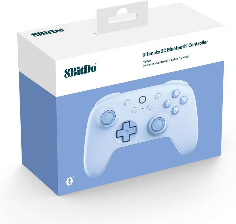 8BitDo Ultimate 2C Wireless Controller - Blue (Nintendo Switch)