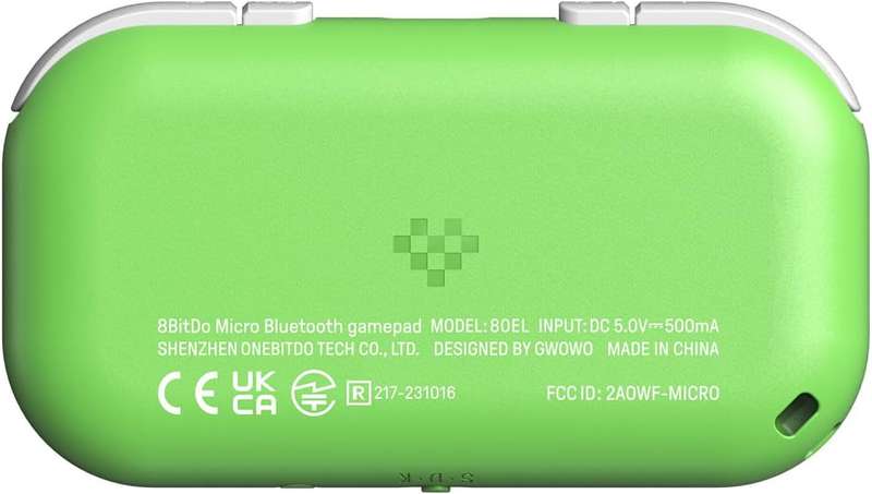 8BitDo Micro Bluetooth Gamepad (Green) (Nintendo Switch/Android)