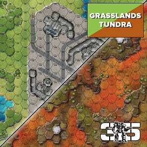 BattleTech Neoprene BattleMat Grasslands Tundra (RPGs)