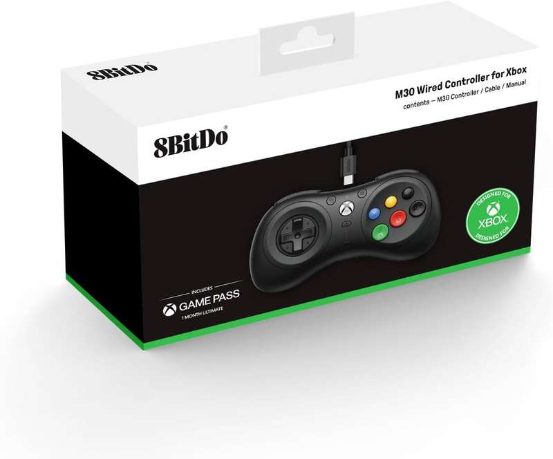8Bitdo M30 Wired Controller (Xbox Series X / PC)