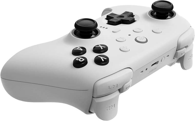 8BitDo Ultimate 2 Wireless Controller with Charging Dock for PC & Android (White) (PC)