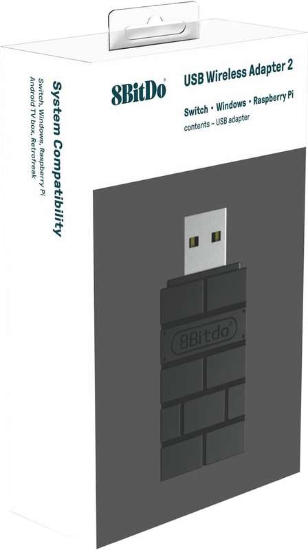 8BitDo USB Wireless Adapter 2 (Nintendo Switch/PC/PS5/PS4)