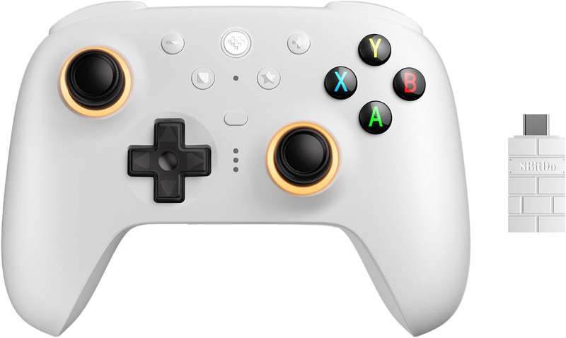 8BitDo Ultimate 2.4G Controller Hall Effect - White (PC)
