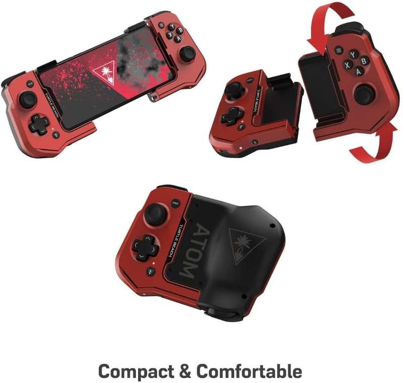 Turtle Beach Atom Mobile Gaming Controller for Android (Red/Black)