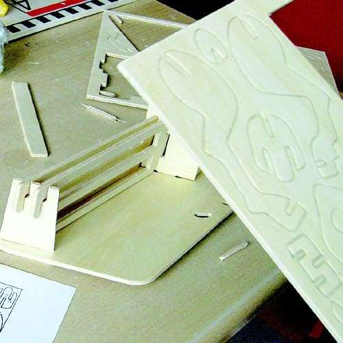 Siva Toys859/7 Wood Construction Elephant
