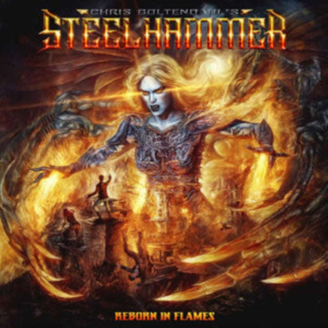 Chris Bohltendahls Steelhammer - Reborn In Flames (Yellow/Orange/Black Vinyl) (Vinyl)