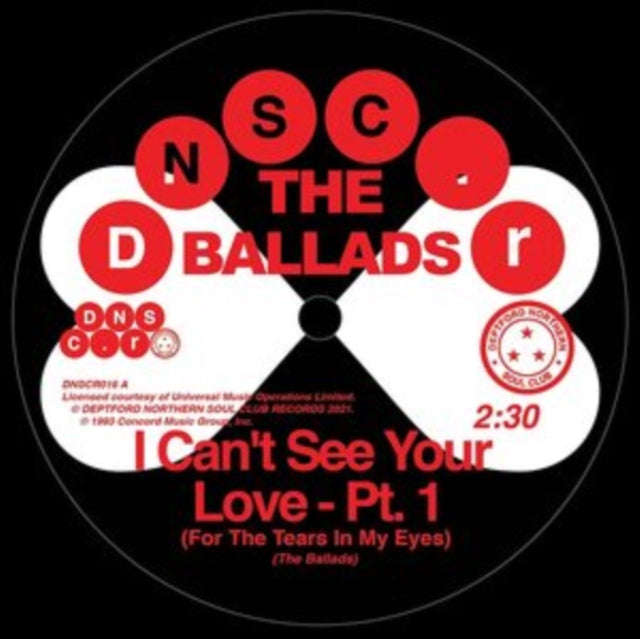 Ballads - I Cant See Your Love (For The Tears In My Eyes). Pt. 1 / I Cant See Your Love (For The ...