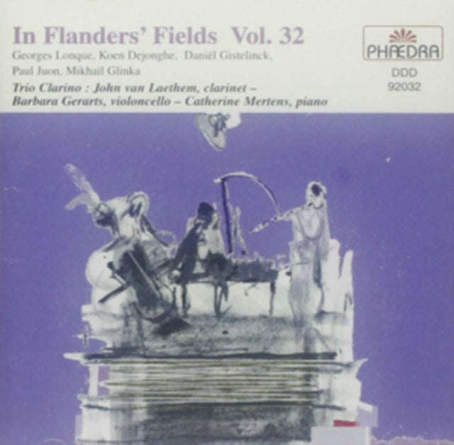 Trio Clarino - In Flanders Fields 32: Longue Dejonghe Gistelinck Juon Glinka (CD)