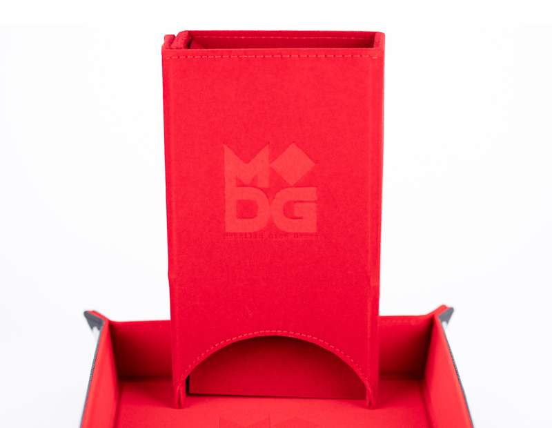 Fold Up Velvet Dice Tower Red (Dice Sets & Games)