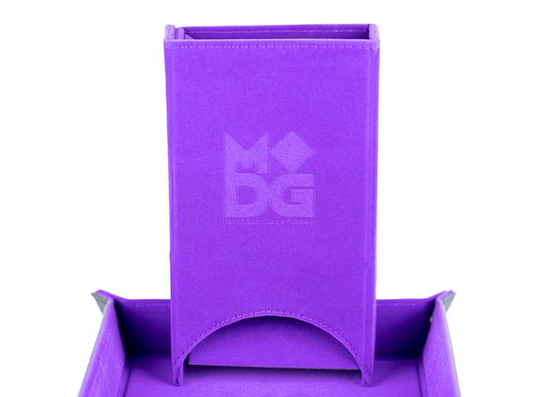 Fold Up Velvet Dice Tower Purple (Dice Sets & Games)