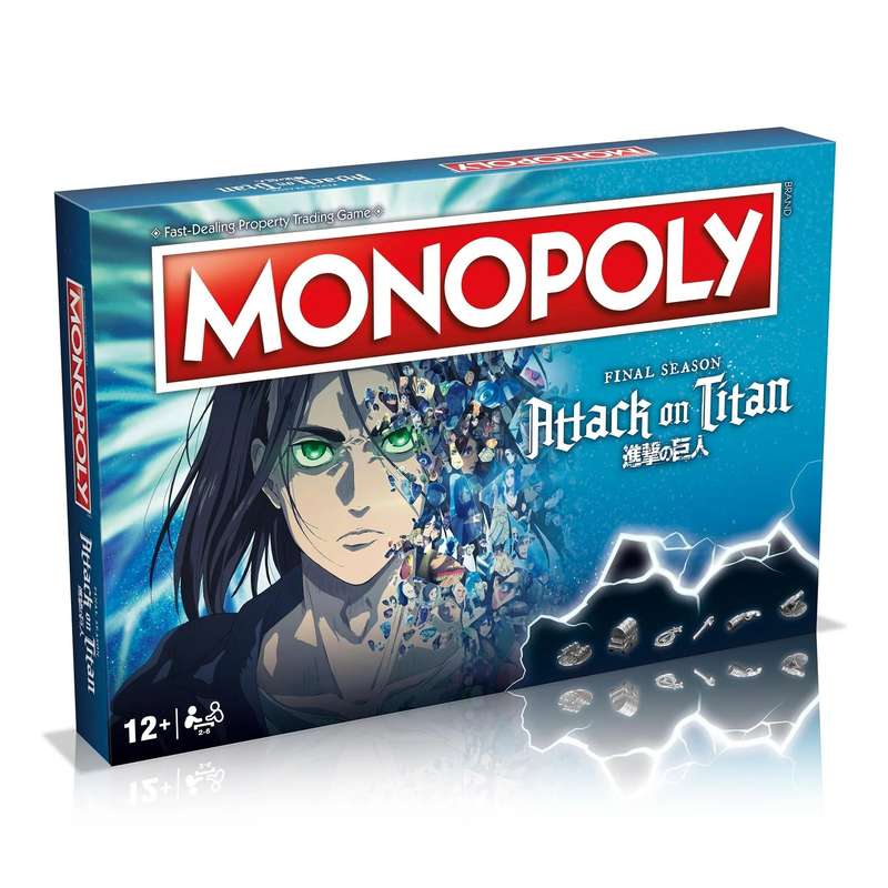 Monopoly Attack on Titan (Board Games)