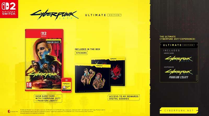 Cyberpunk 2077 - Ultimate Edition (Nintendo  Switch 2)