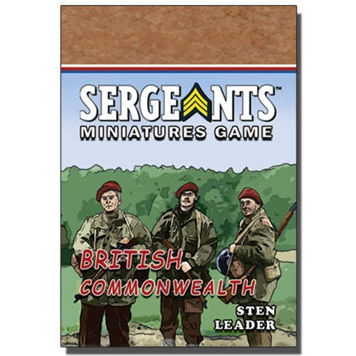 Sergeants Miniatures Game CWP Sten Leader (Miniatures)