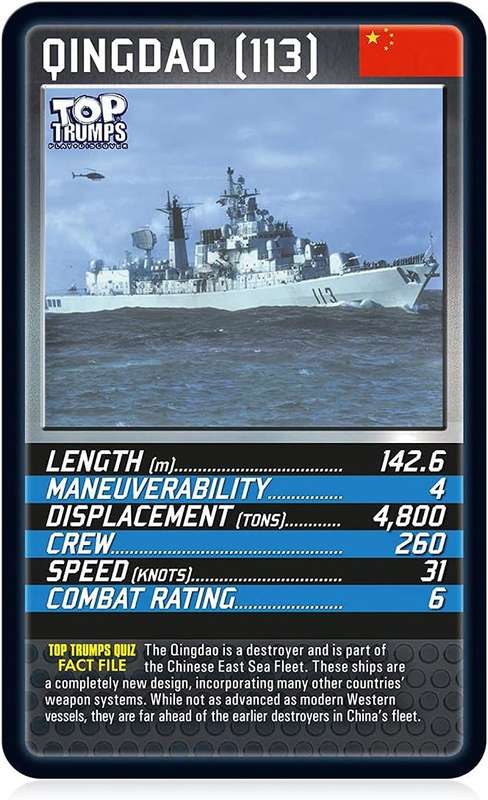 Top Trumps Card Game Classics Battleships