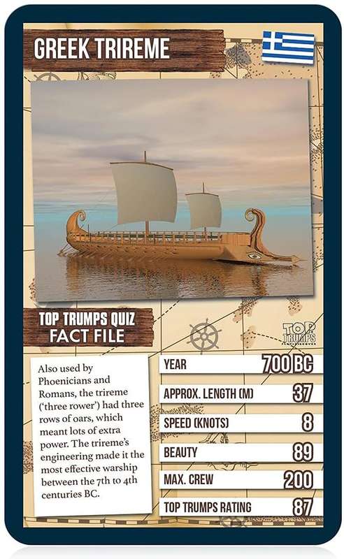 Top Trumps Card Game Classics World Famous Ships