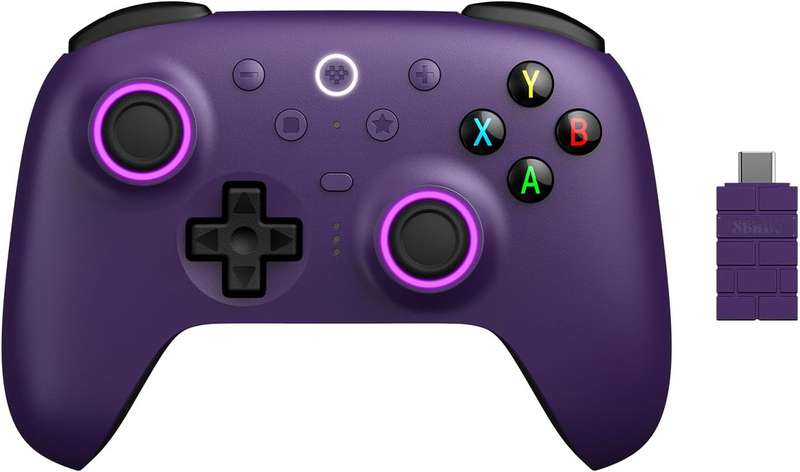 8BitDo Ultimate 2 Wireless Controller for PC & Android (Purple) (PC)