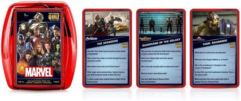 Top Trumps Card Game Quiz - Marvel Cinematic Universe