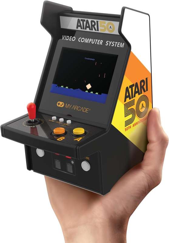 My Arcade Atari Mini Micro Player Pro Table Top Arcade Machine (100 Video Games) (Retro)