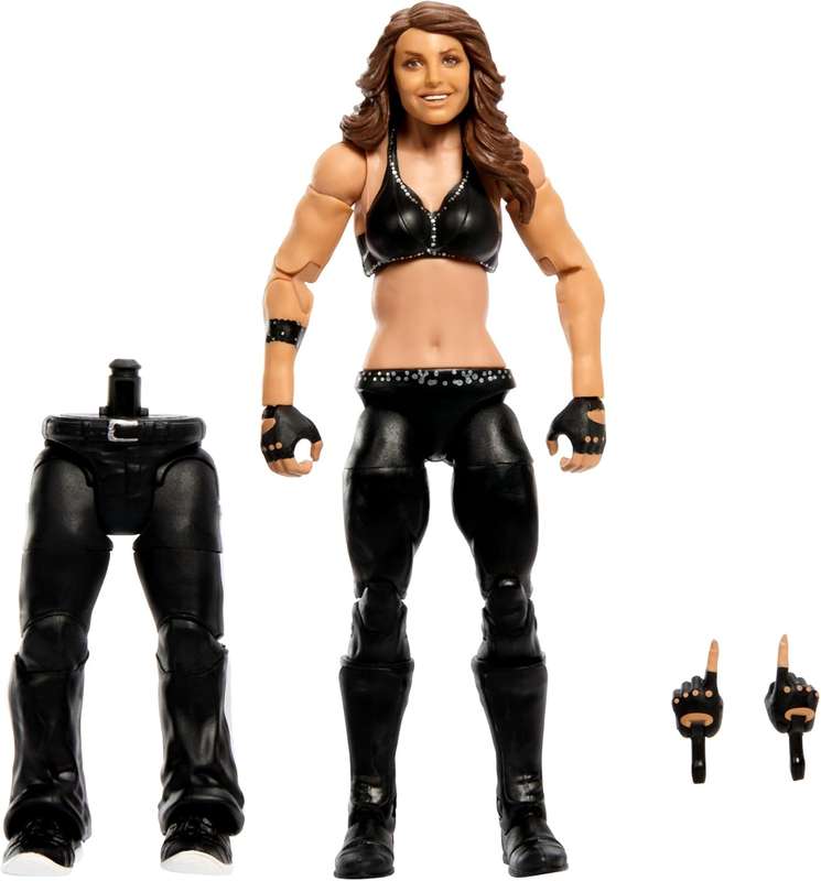 WWE - Elite WrestleMania - Trish Stratus with Accessory and Nicholas Build -a -Figure parts