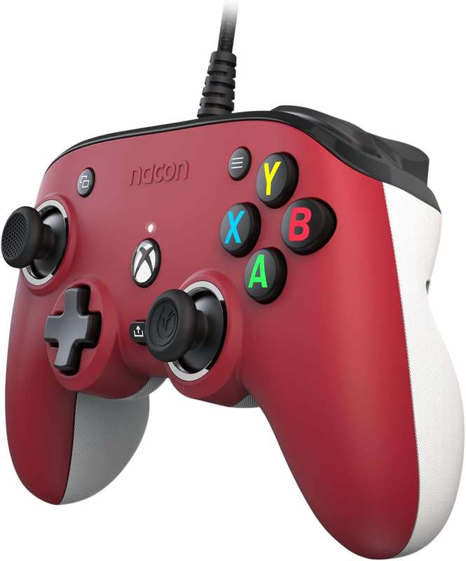 Nacon Pro Compact Programmable Wired Controller (Red) (Xbox Series X)