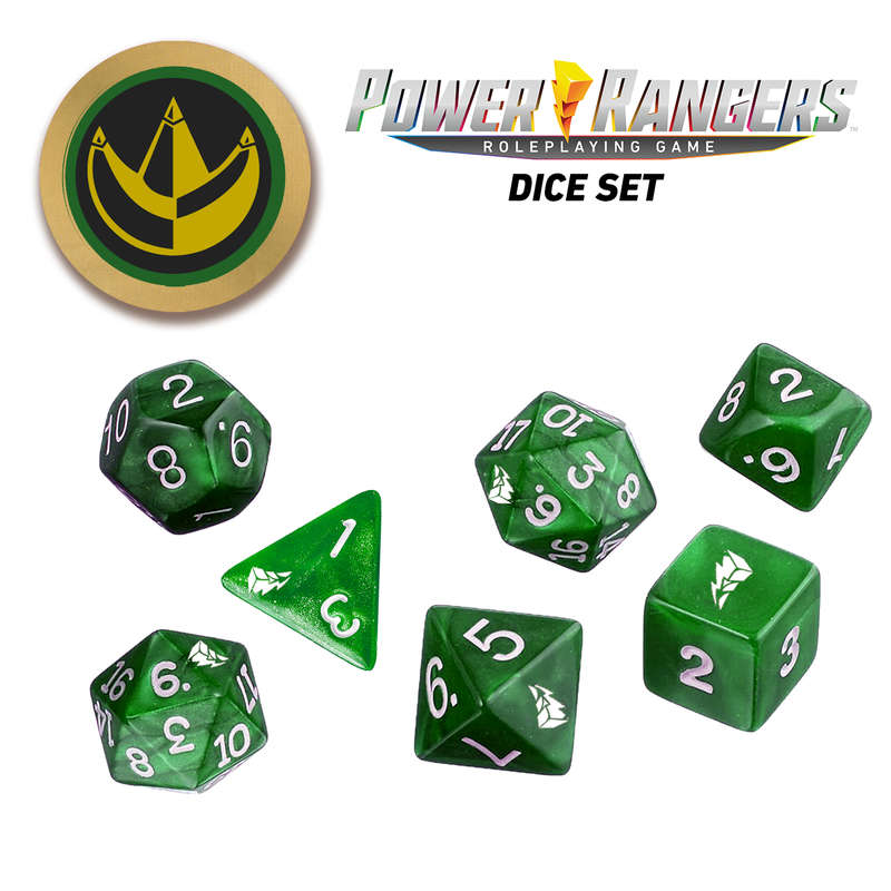 Power Rangers RPG Dice Set Green (RPGs)