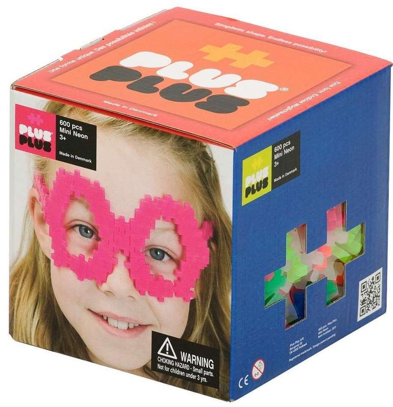 Plus Plus - Mini Neon 600 pcs (Toys)