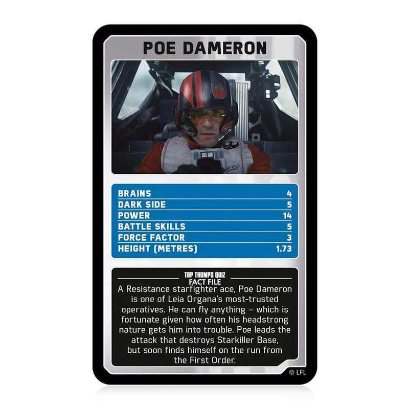 Top Trumps Card Game Specials Star Wars Episodes 7-9