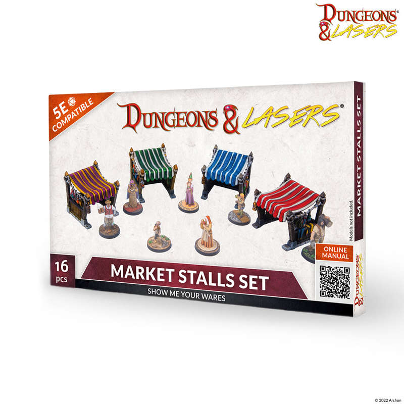 Dungeons & Lasers Market Stalls (Miniatures)