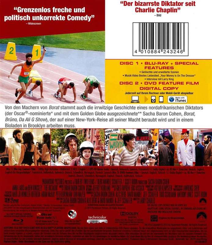 The Dictator (2012) (Blu-ray + DVD) (Second-Hand)