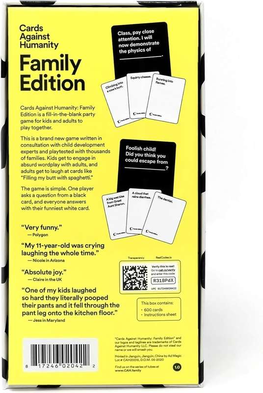 Cards Against Humanity - Family Edition