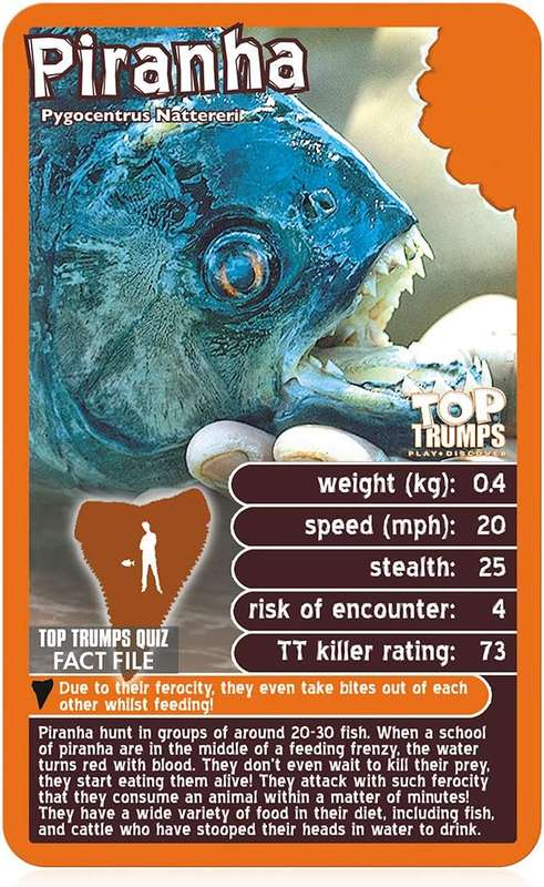 Top Trumps Card Game Classics Predators