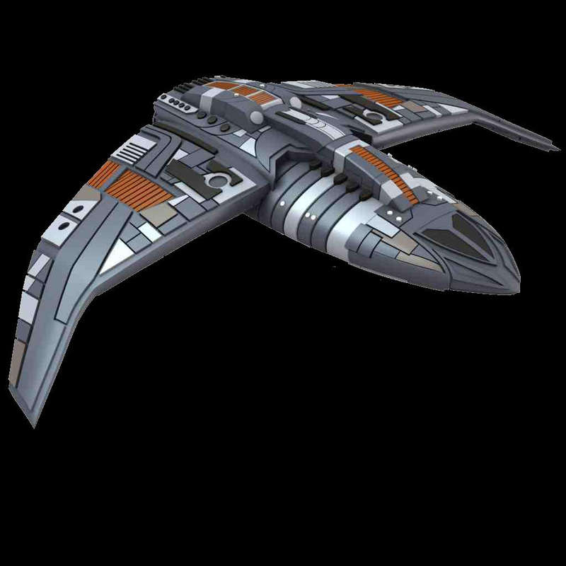 STAW Bajoran Interceptor Five OOP (Board Games)
