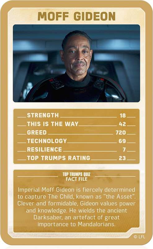 Top Trumps Card Game Mandalorian Limited Edition