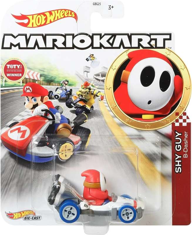 Hot Wheels - Mario Kart - Die Cast - Shy Guy
