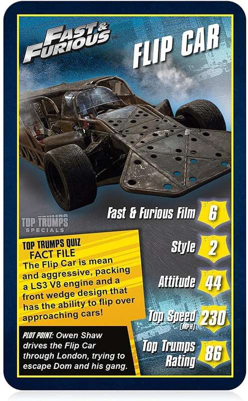 Top Trumps Card Game Specials Fast & Furious