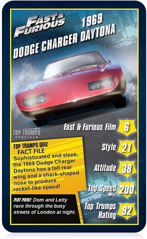 Top Trumps Card Game Specials Fast & Furious