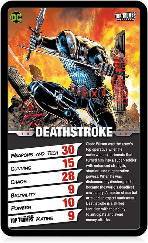 Top Trumps Card Game Specials DC supervillains