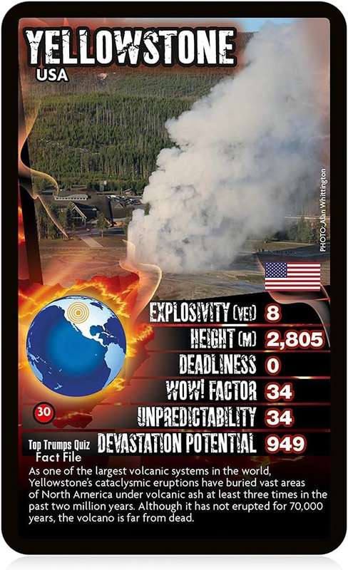 Top Trumps Card Game Classics Volcanoes