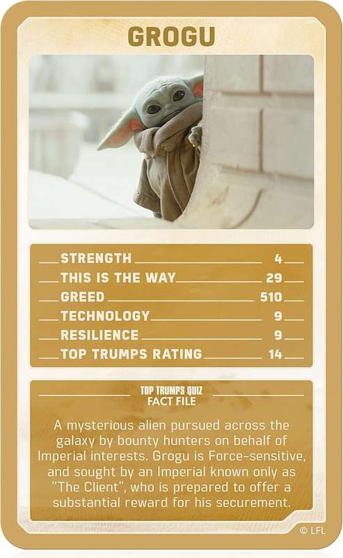 Top Trumps Card Game Mandalorian Limited Edition