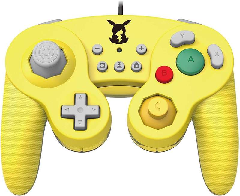 HORI Super Smash Bros Battle Pad Gamecube Controller - Pikachu (Nintendo Switch)