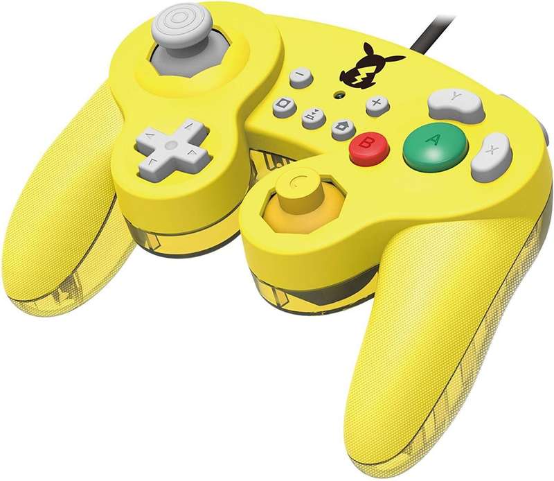 HORI Super Smash Bros Battle Pad Gamecube Controller - Pikachu (Nintendo Switch)