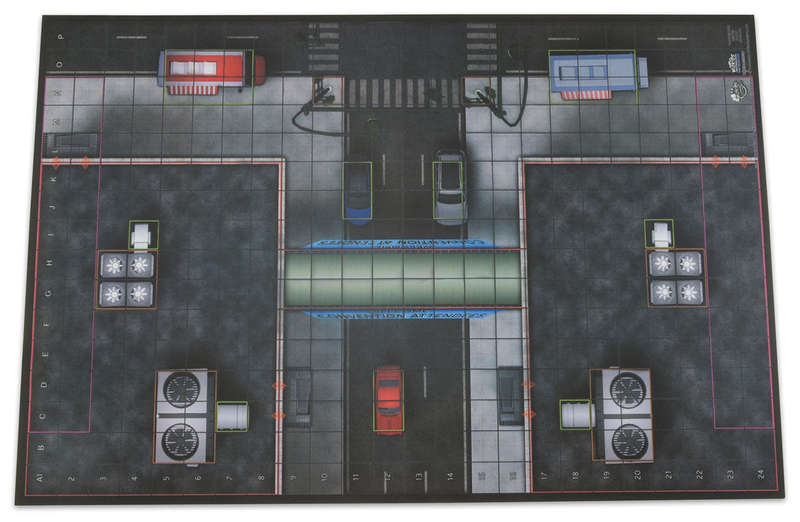 HeroClix Collectors Premium Map - Center Plaza OOP (Maps)