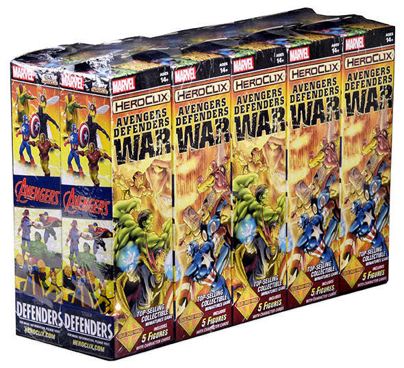 Marvel HeroClix Avengers/Defenders Booster Brick OOP (Board Games)